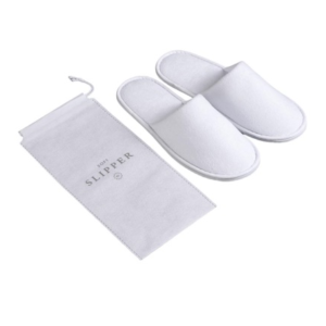 Soft - Хавлиени бели чехли с двойна подметка